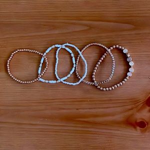 5 bracelets